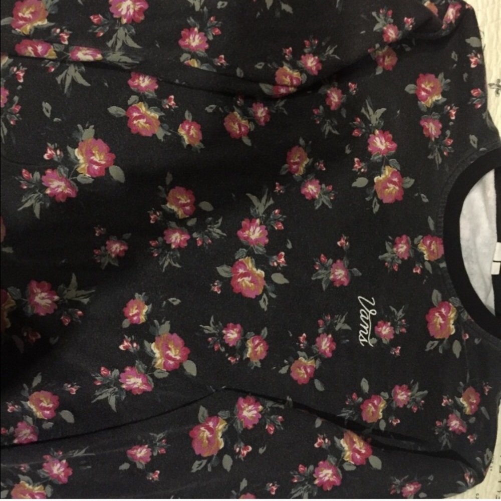 Floral vans crew neck size small